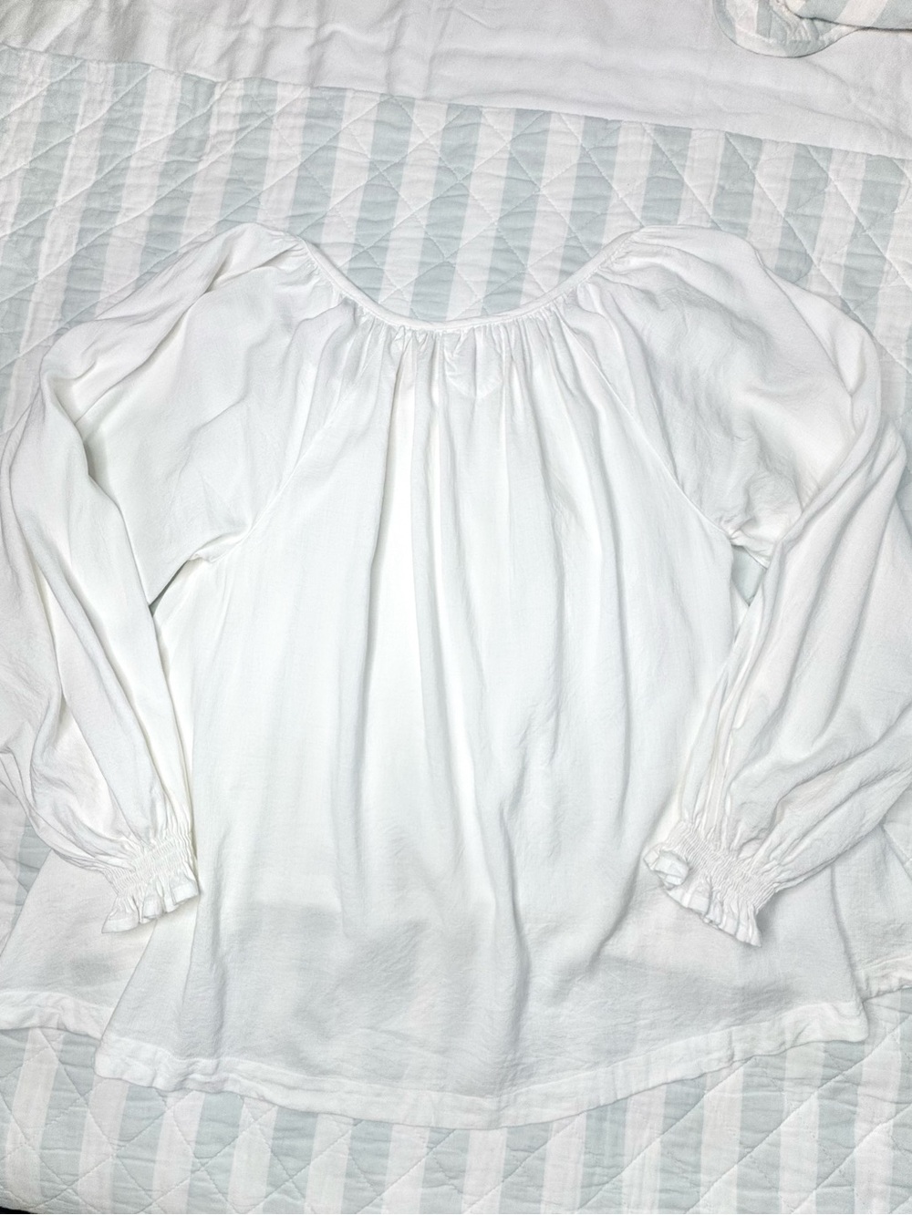 Piyama Heidi Lyocell Linen Two Piece Lounge Pajama Set Coconut Size M - Picture 6 of 16
